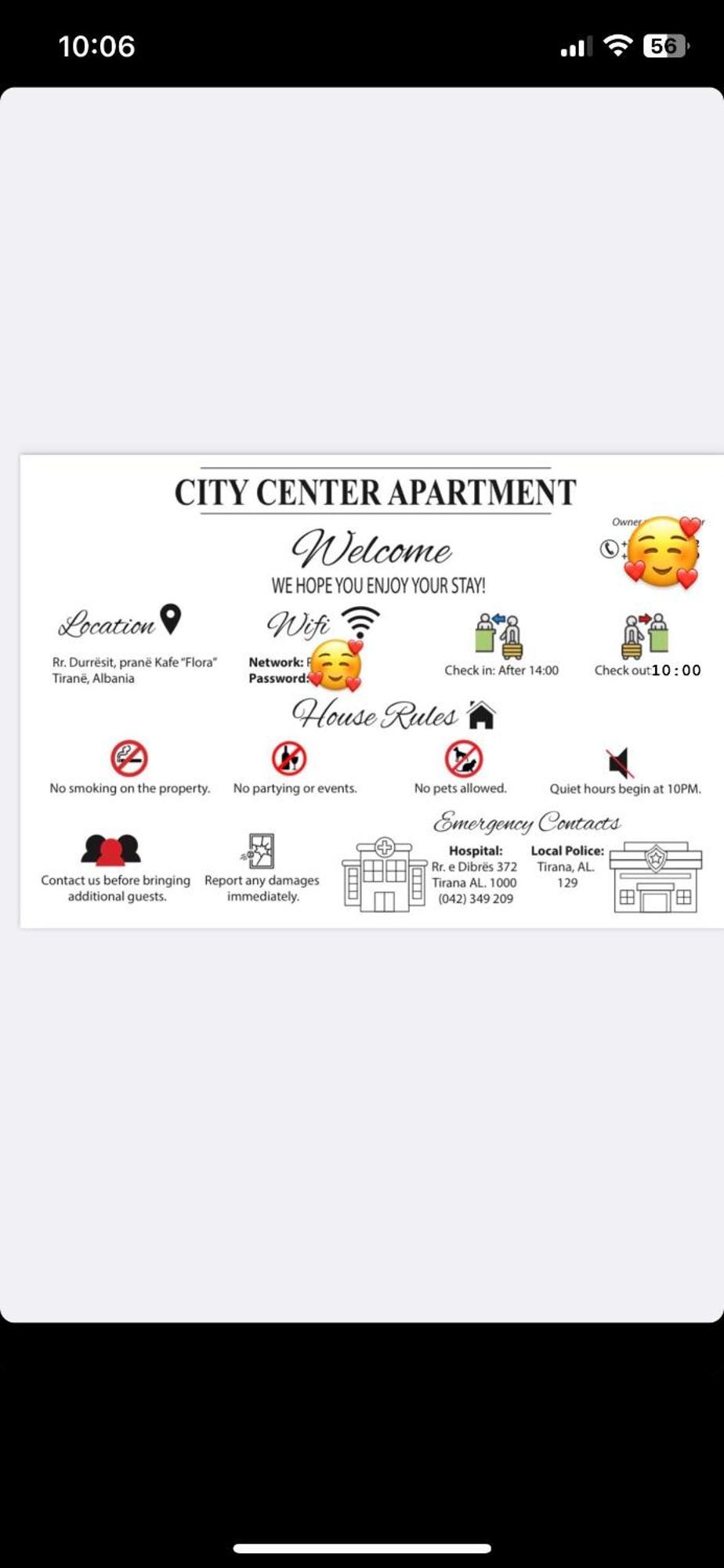 City Center Apartment Kafe Flora Tirana Kültér fotó